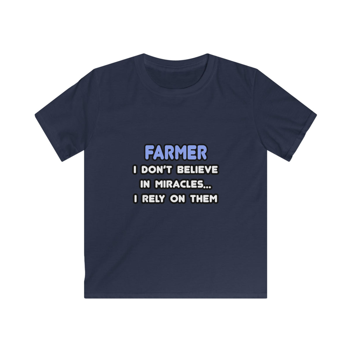 Miracles and Farmers - Kids Softstyle Tee
