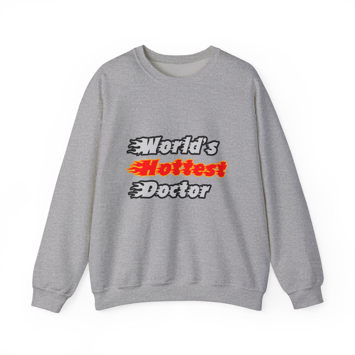 World's Hottest Doctor - Unisex Heavy Blend™ Crewneck Sweatshirt