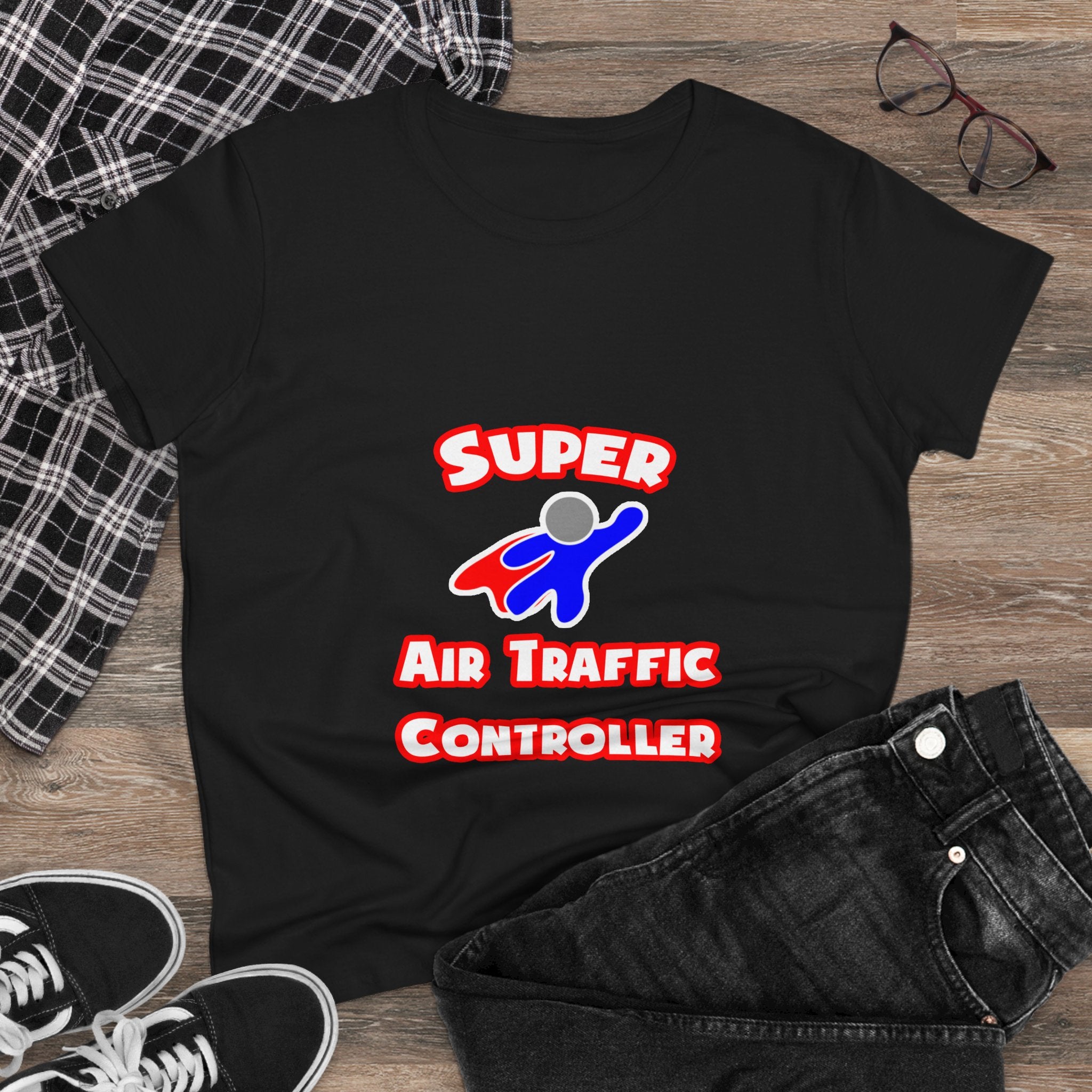 Super Air Traffic Controller - Women's Midweight Cotton Tee