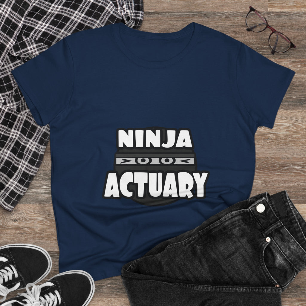 Ninja Actuary - Women's Midweight Cotton Tee