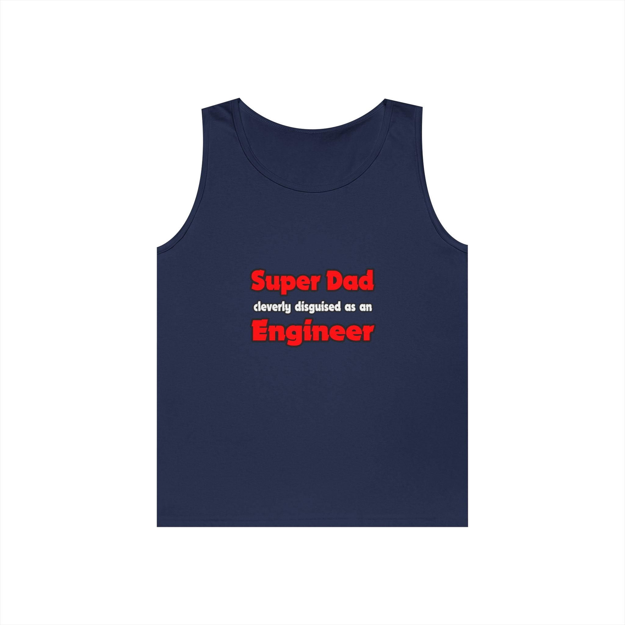 Super Dad ... Engineer - Unisex Heavy Cotton Tank Top