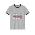supermom teacher - Unisex Cotton Ringer T-Shirt