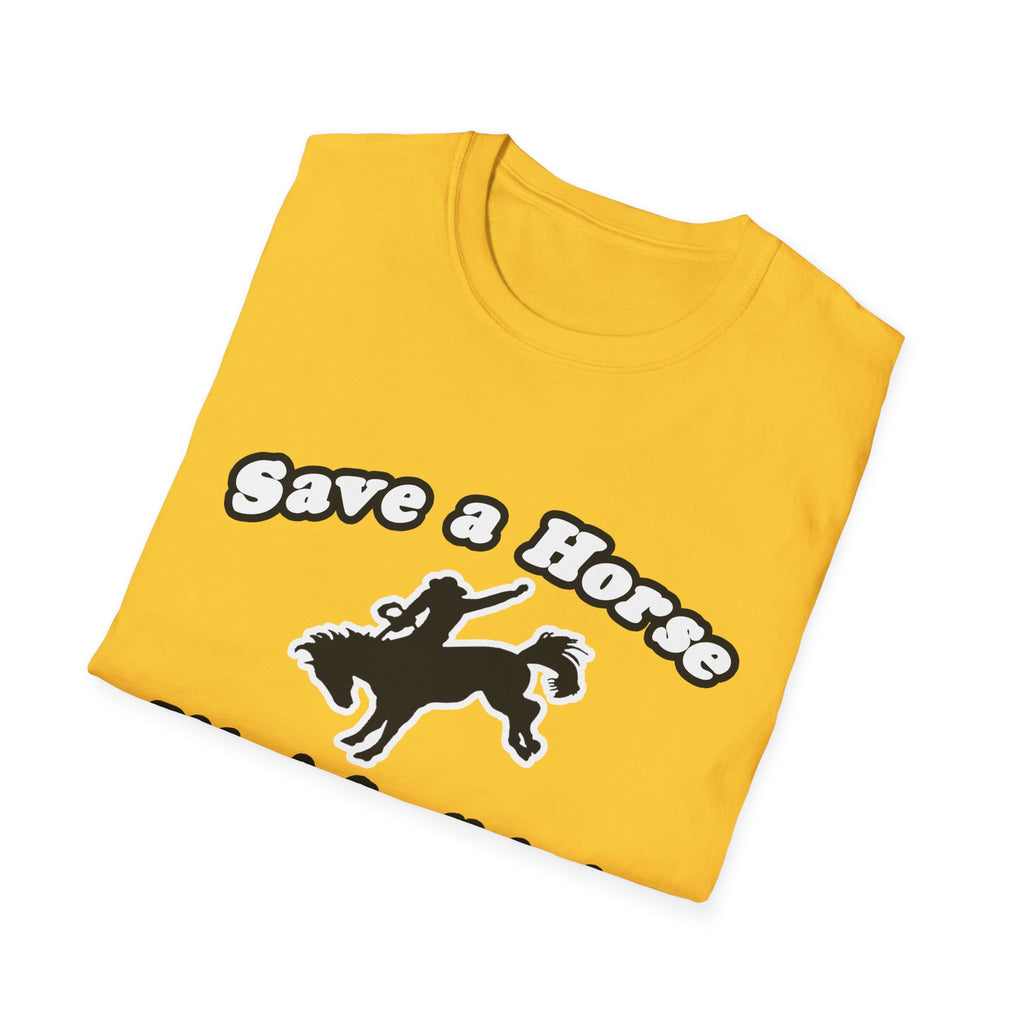 Save Horse, Ride Cardiologist - Unisex Softstyle T-Shirt