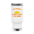 Smell of Air Traffic Control in the Morning - Stainless Steel Travel Mug with Handle, 14oz