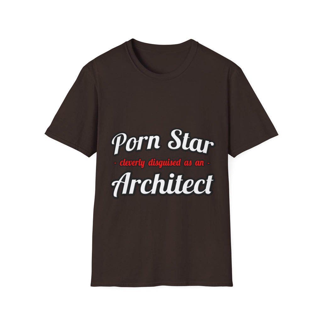 Porn Star ... Architect - Unisex Softstyle T-Shirt