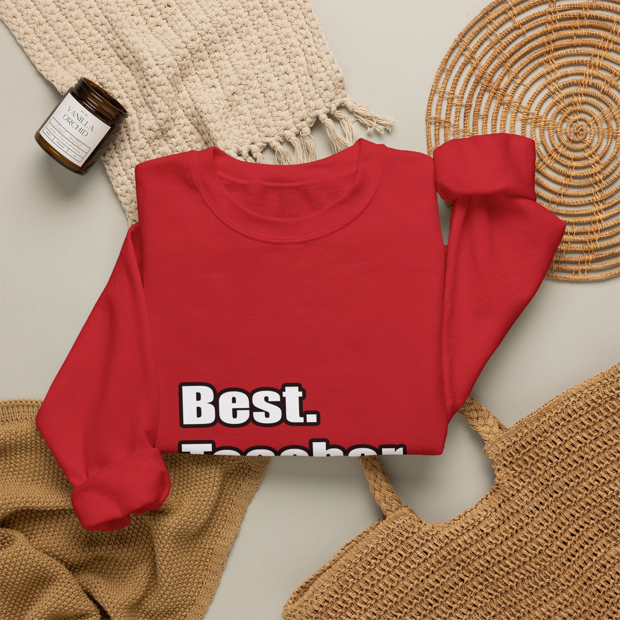 best teacher ever - Unisex Heavy Blend™ Crewneck Sweatshirt