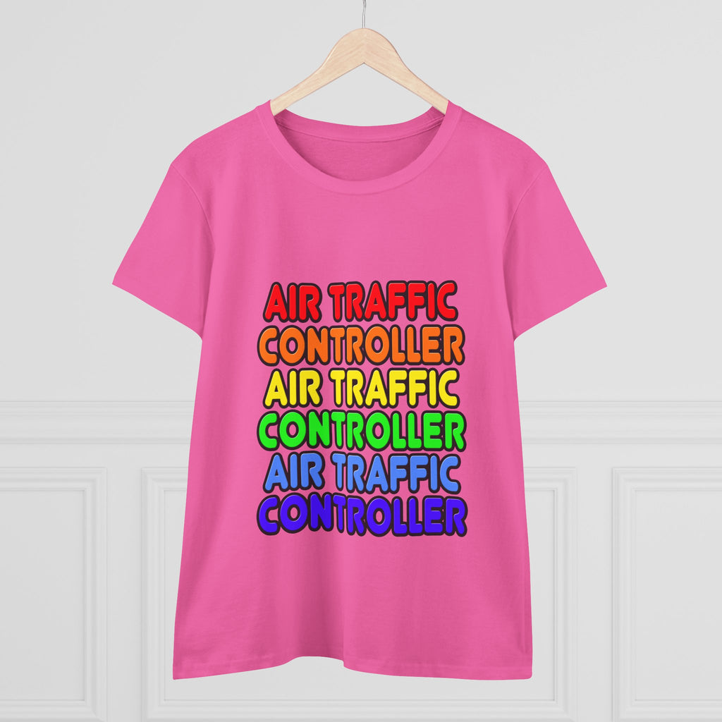 Rainbow Air Traffic Controller - Women's Midweight Cotton Tee