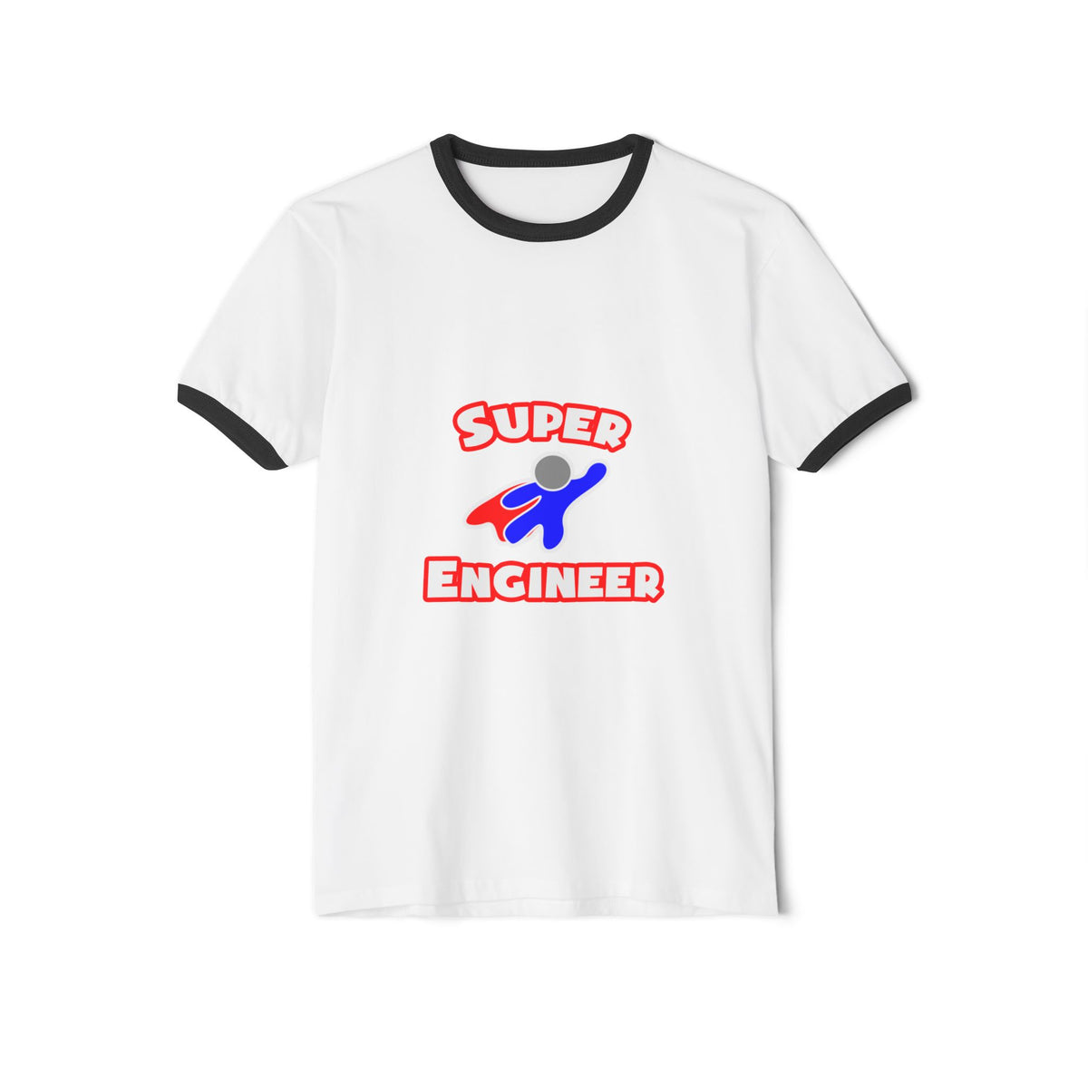 Super Engineer - Unisex Cotton Ringer T-Shirt