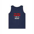 You Can't Scare Me...Doctor - Unisex Heavy Cotton Tank Top