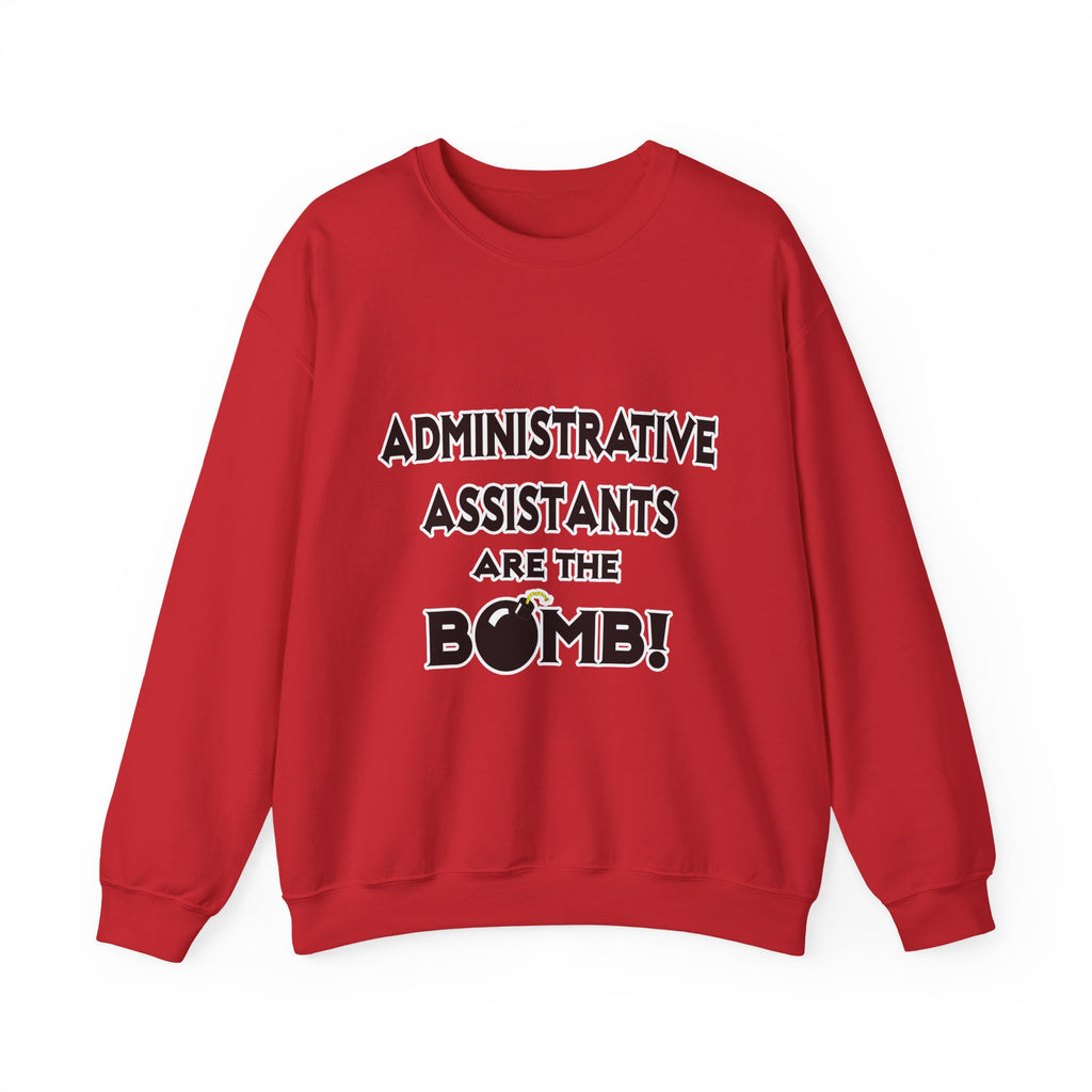 Administrative Assistants Are The Bomb! (2) - Unisex Heavy Blend™ Crewneck Sweatshirt
