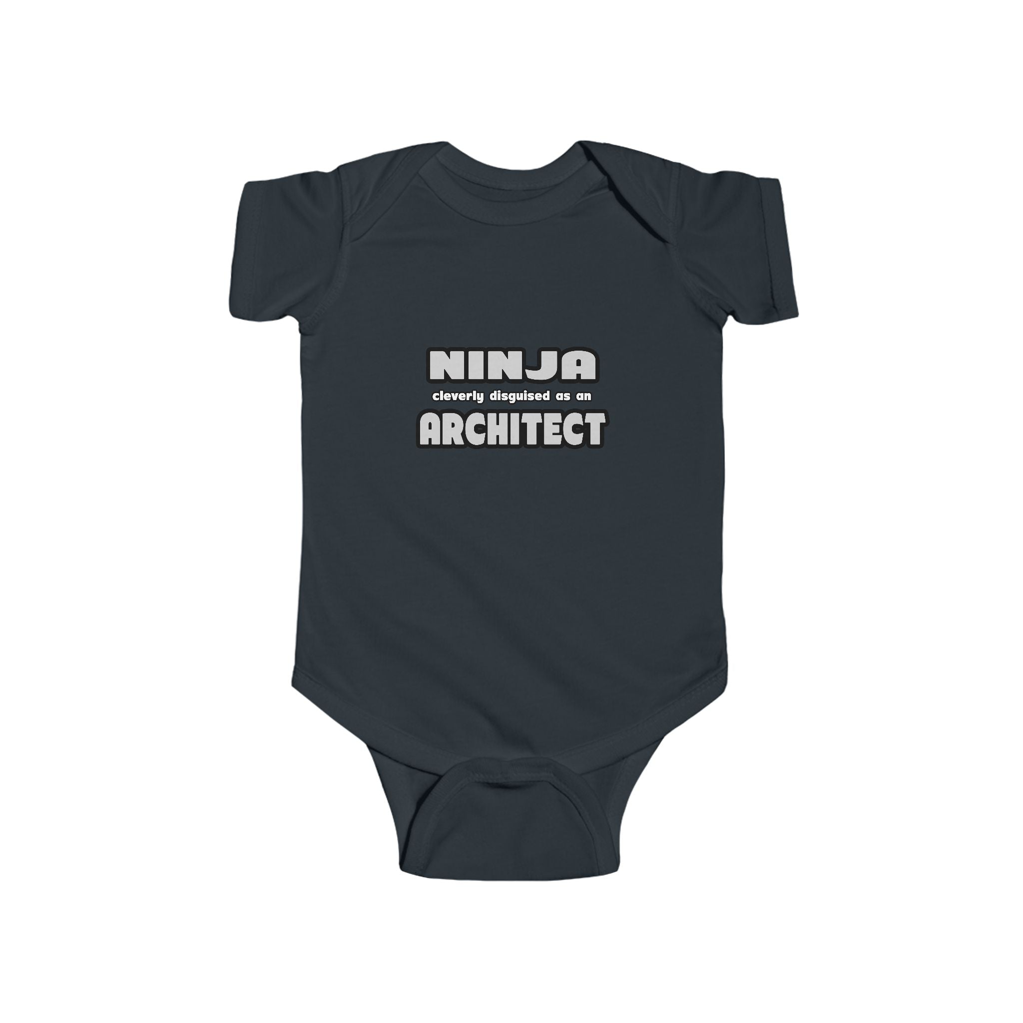 Ninja Cleverly Disguised As An Architect - Infant Fine Jersey Bodysuit