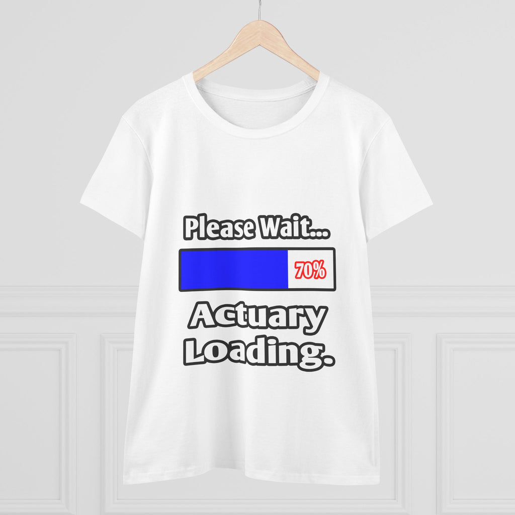 Please Wait...Actuary Loading - Women's Midweight Cotton Tee