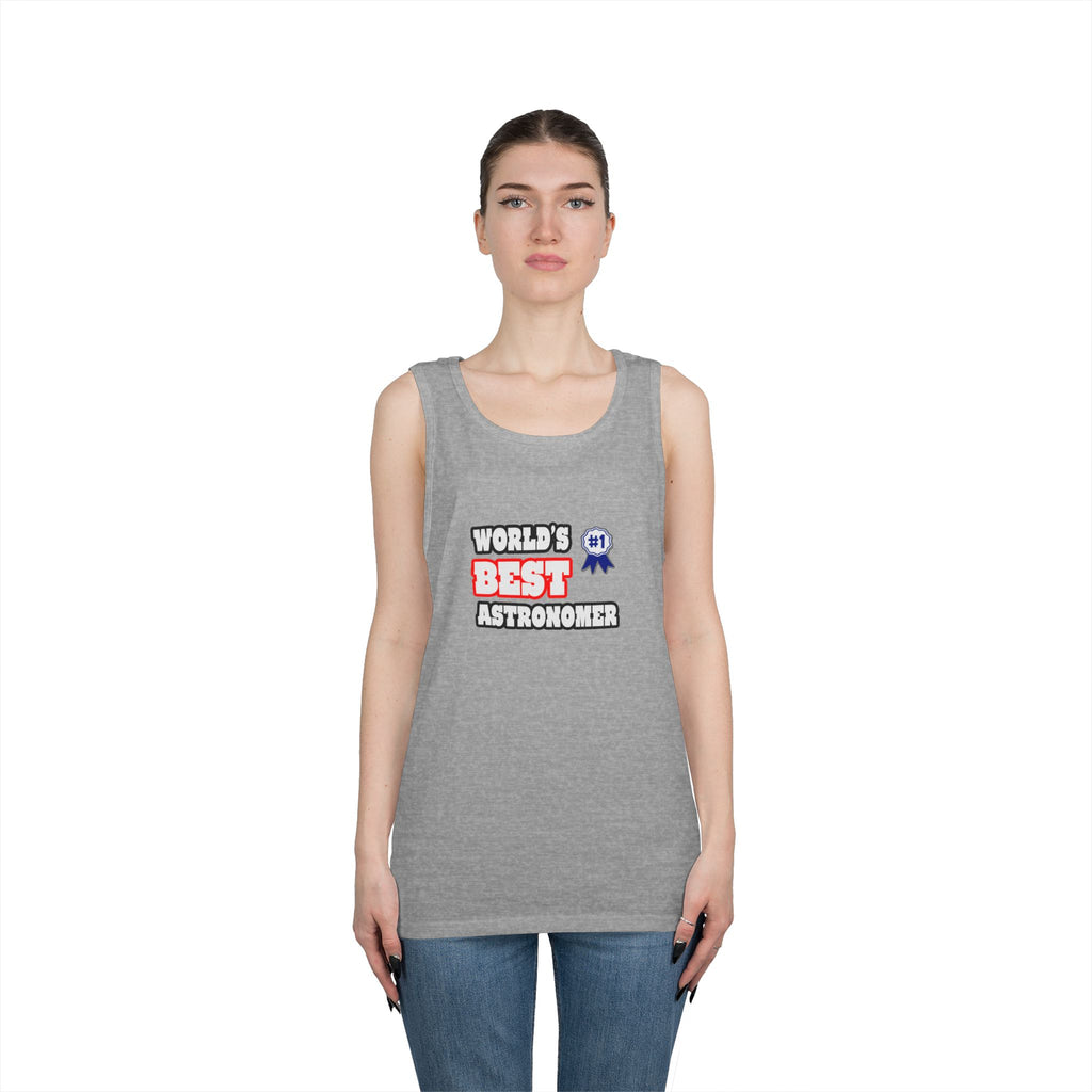 World's Best Astronomer - Unisex Heavy Cotton Tank Top