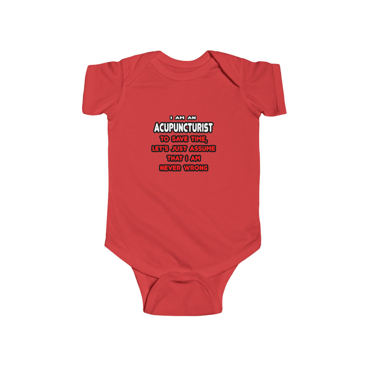 Funny Acupuncturist T Shirts and Gifts - Infant Fine Jersey Bodysuit