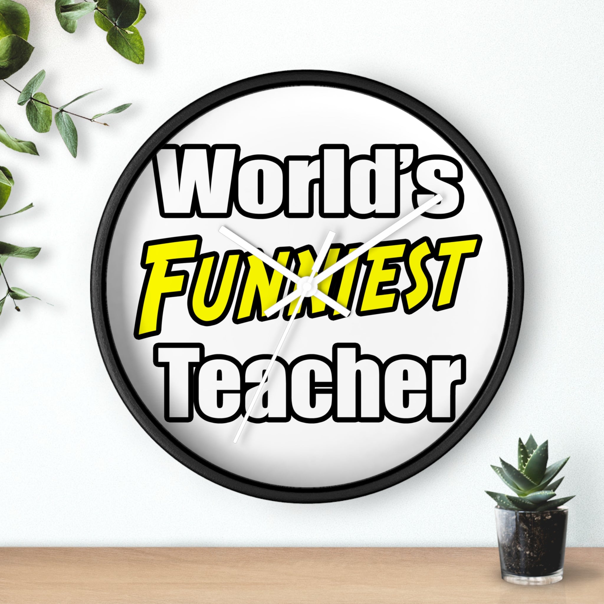 World's Funniest Teacher - Wall Clock
