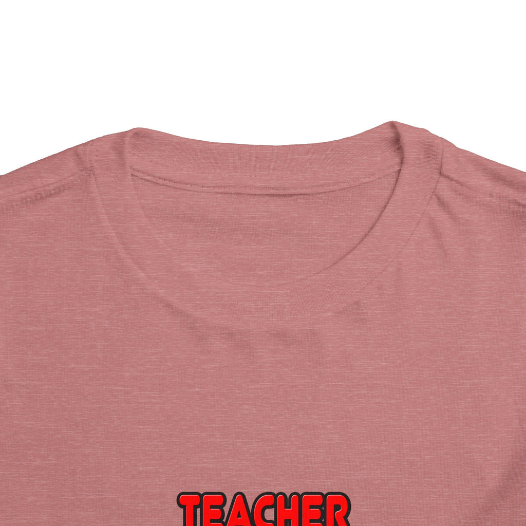 Rainbow Teacher - Toddler Short Sleeve Tee