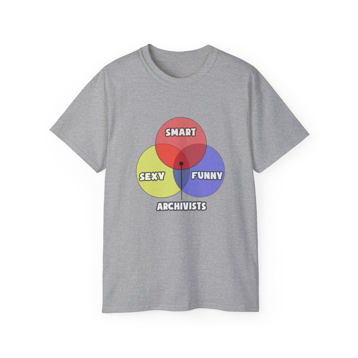 Venn Diagram .. Archivists - Unisex Ultra Cotton Tee