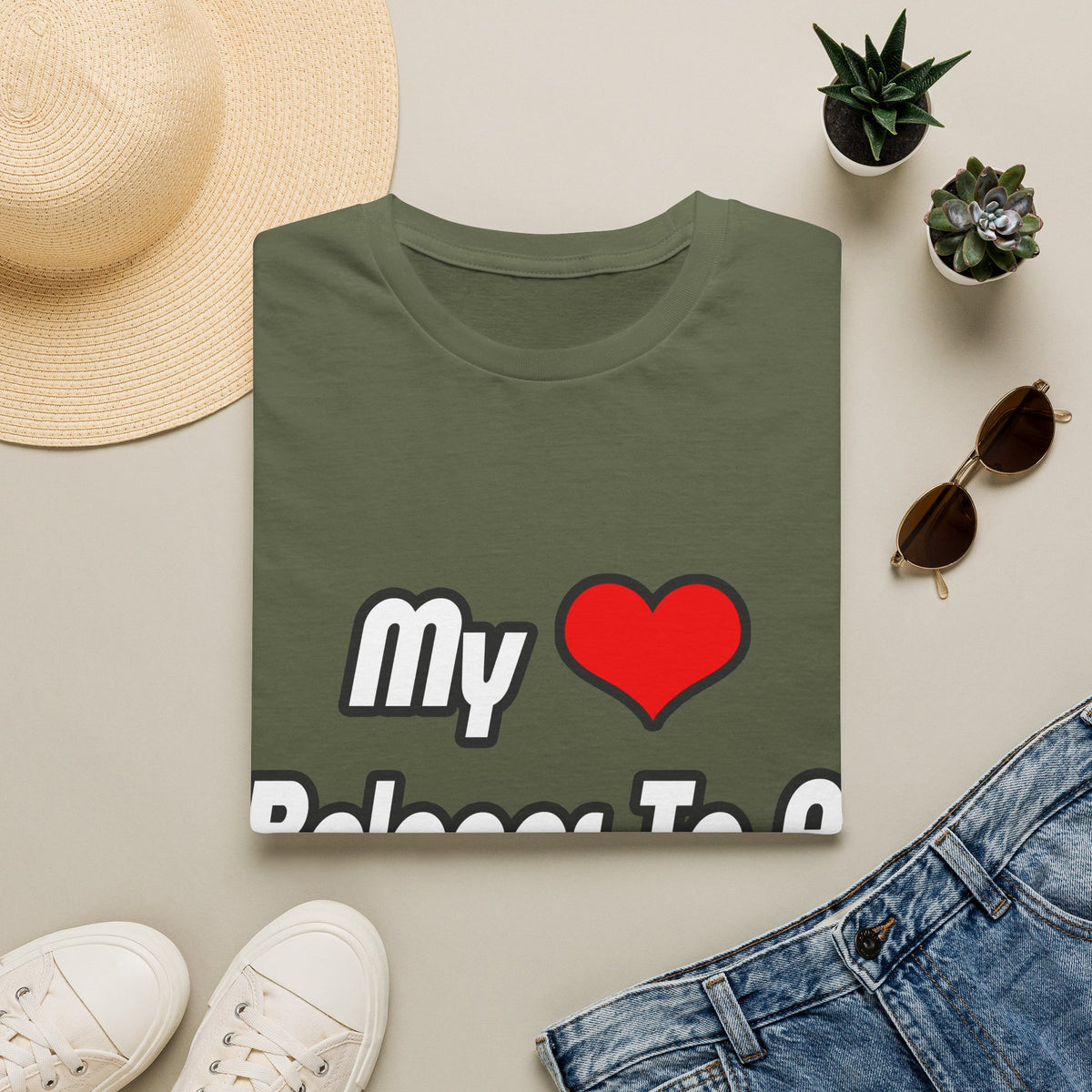 My Heart Belongs To A Teacher - Unisex Softstyle T-Shirt