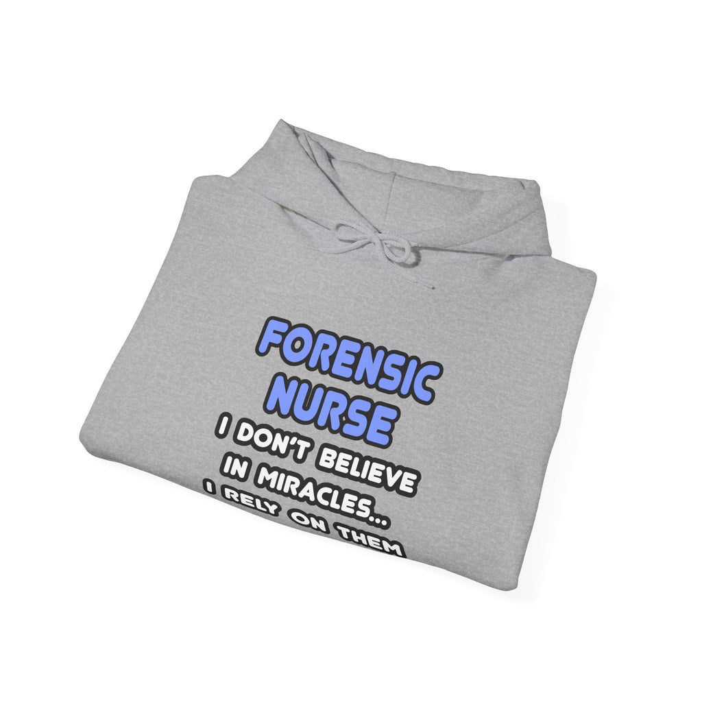 Miracles and Forensic Nurses - Unisex Heavy Blend™ Hooded Sweatshirt