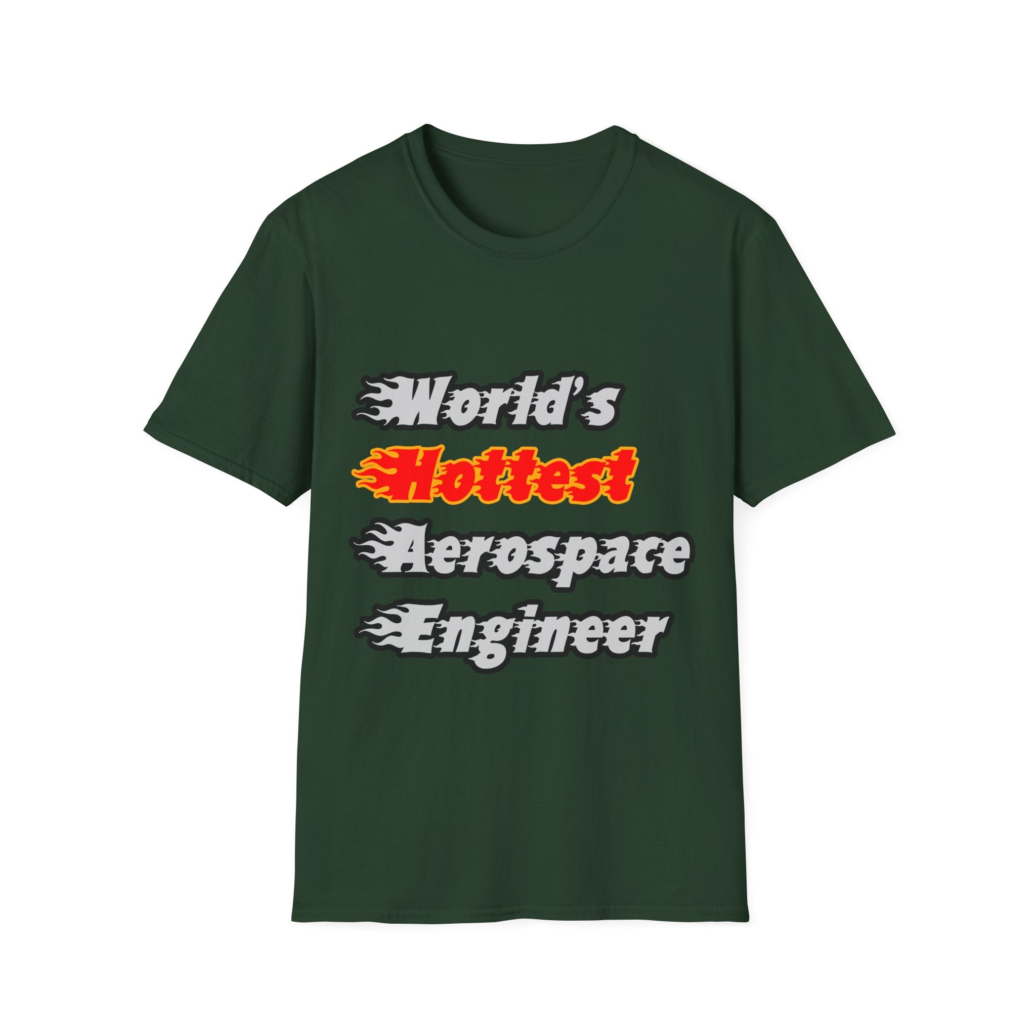 World's Hottest Aerospace Engineer - Unisex Softstyle T-Shirt