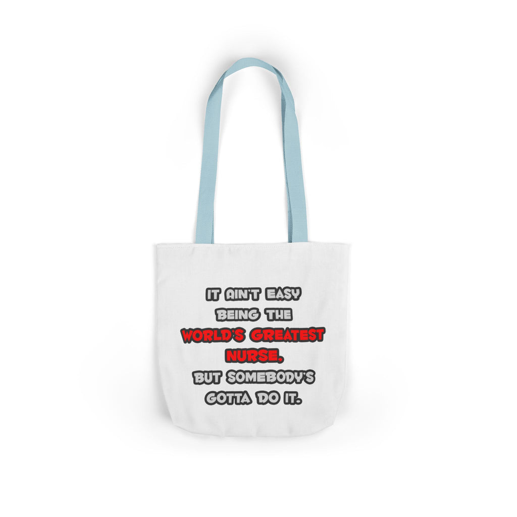 World's Greatest Nurse Joke - Canvas Tote Bag, 5-Color Straps