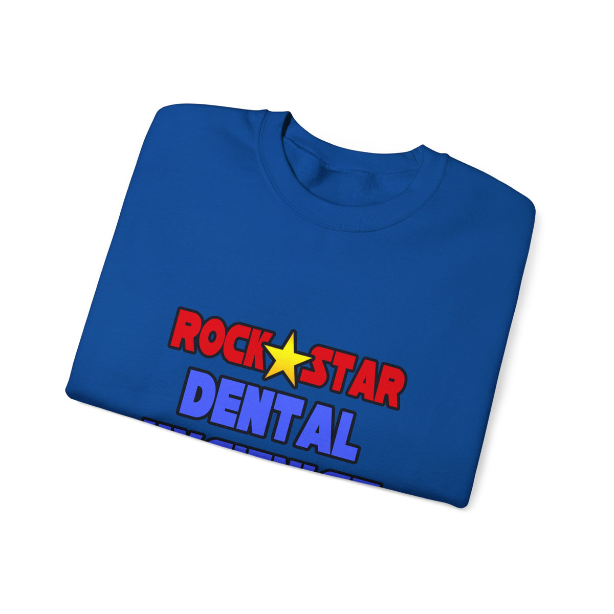 Rock Star Dental Hygienist - Unisex Heavy Blend™ Crewneck Sweatshirt