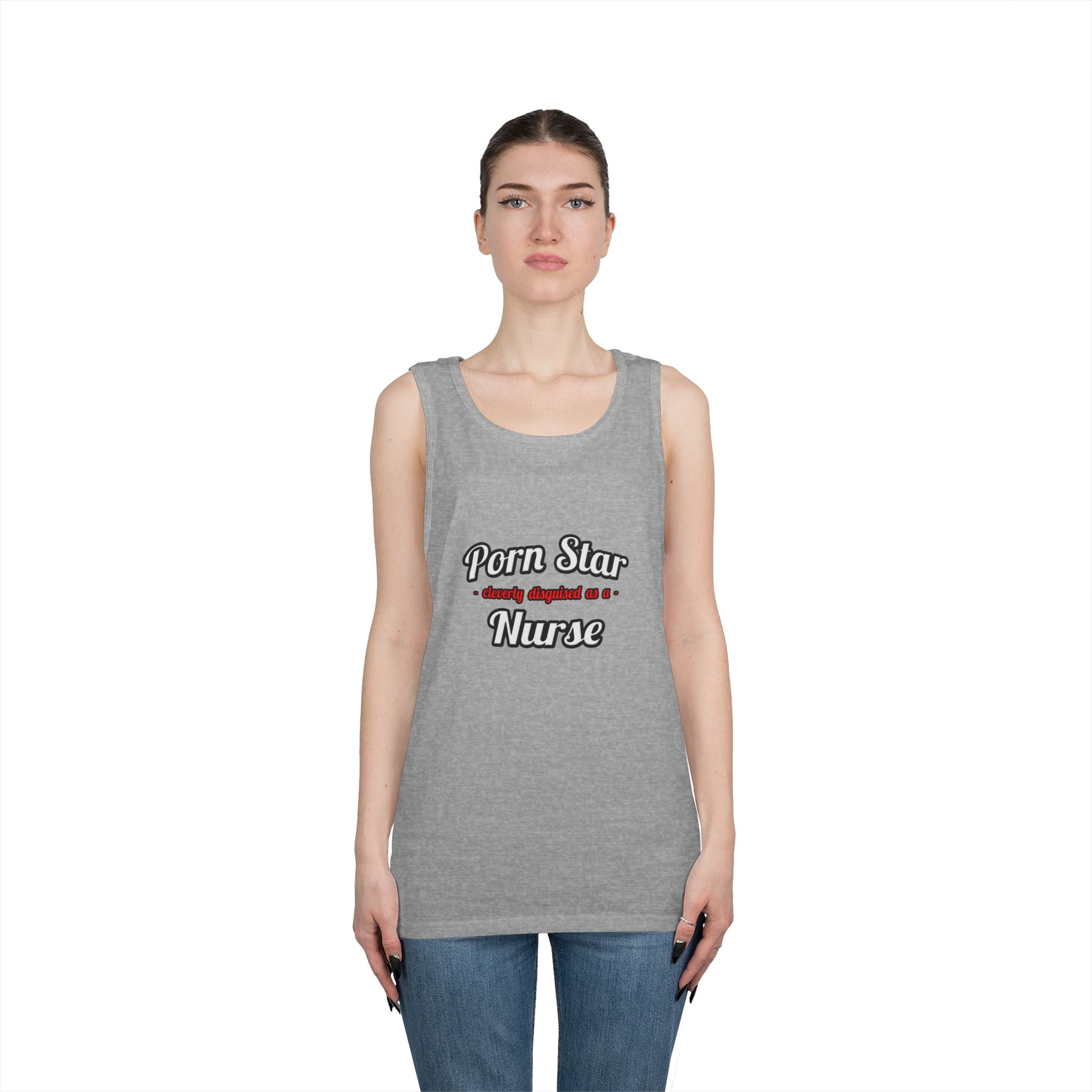 Porn Star...Nurse - Unisex Heavy Cotton Tank Top