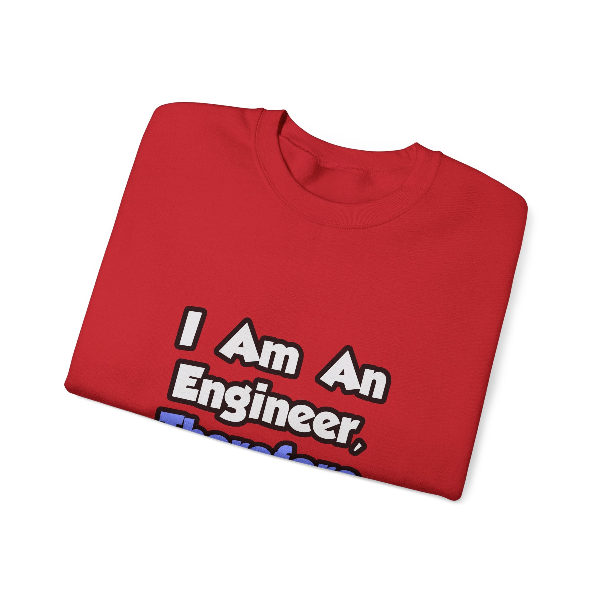 I Am An Engineer, Therefore I Drink - Unisex Heavy Blend™ Crewneck Sweatshirt