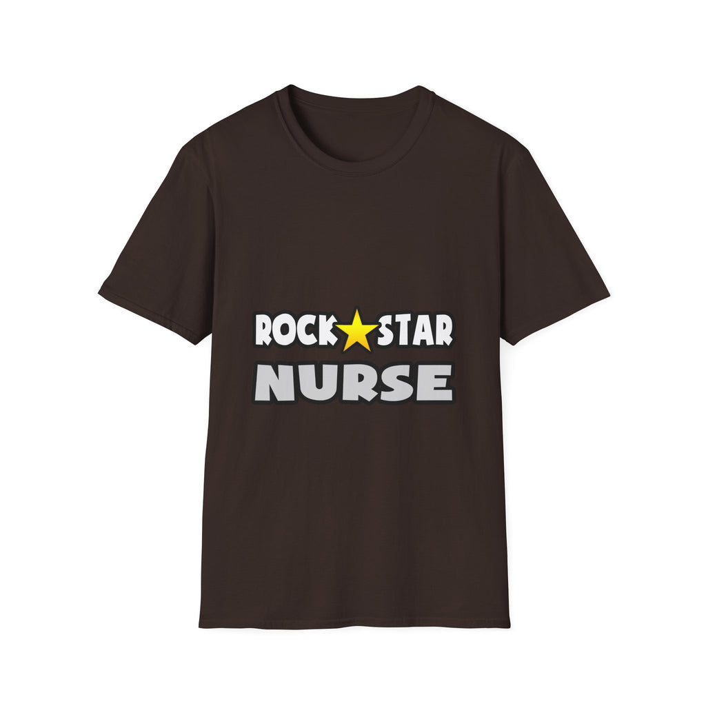 Rock Star Nurse (2) - Unisex Softstyle T-Shirt