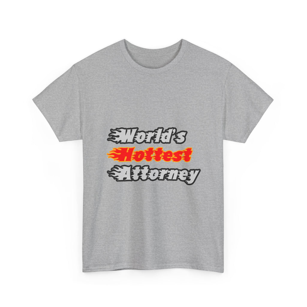 World's Hottest Attorney - Unisex Heavy Cotton Tee