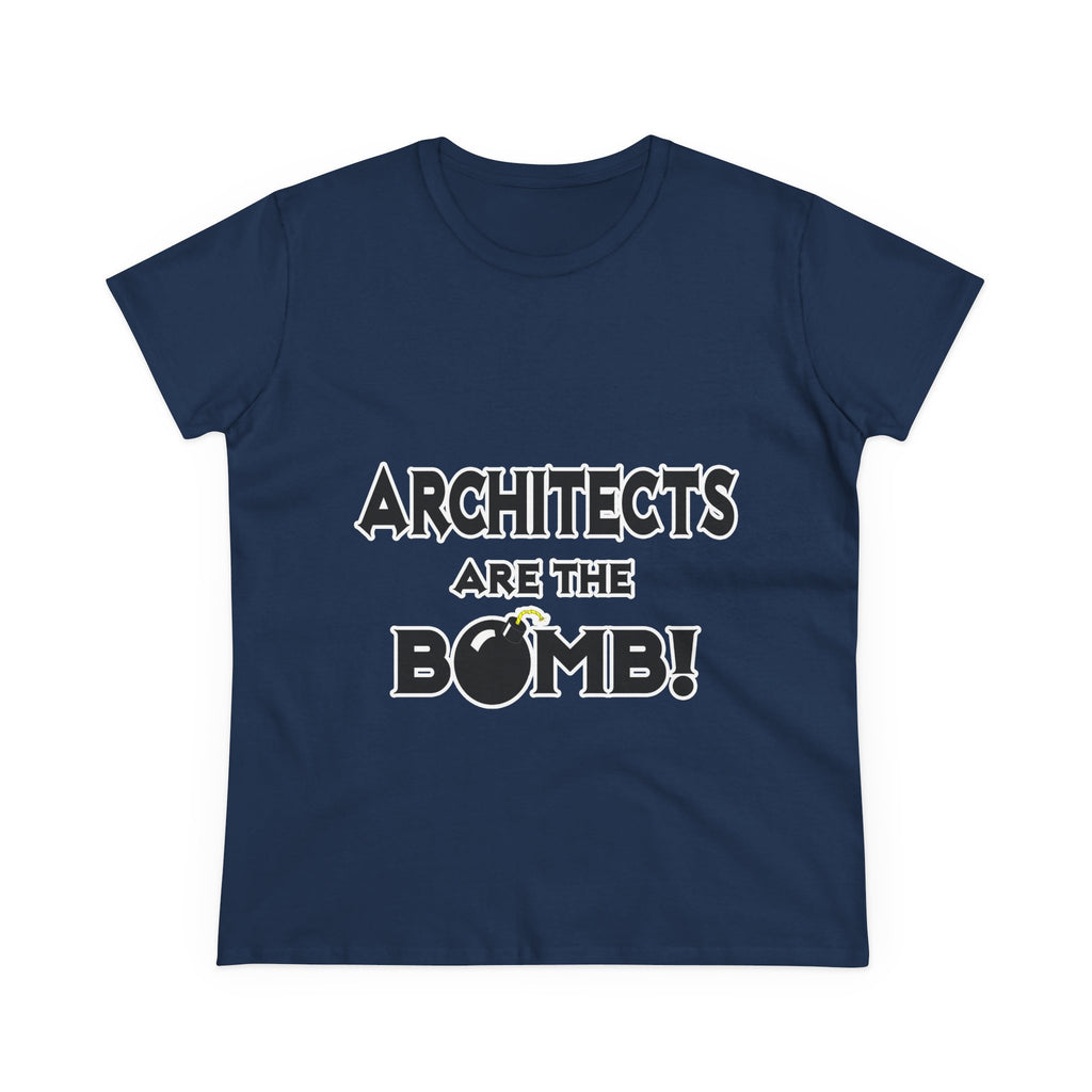 Architects Are The Bomb! - Women's Midweight Cotton Tee