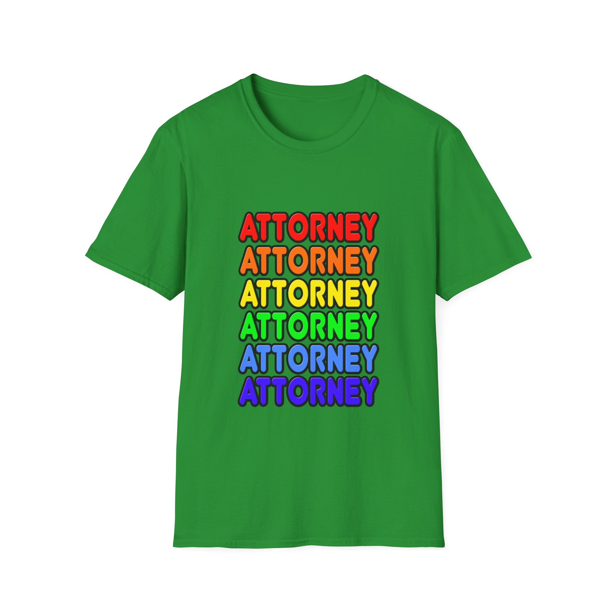 Rainbow Attorney - Unisex Softstyle T-Shirt