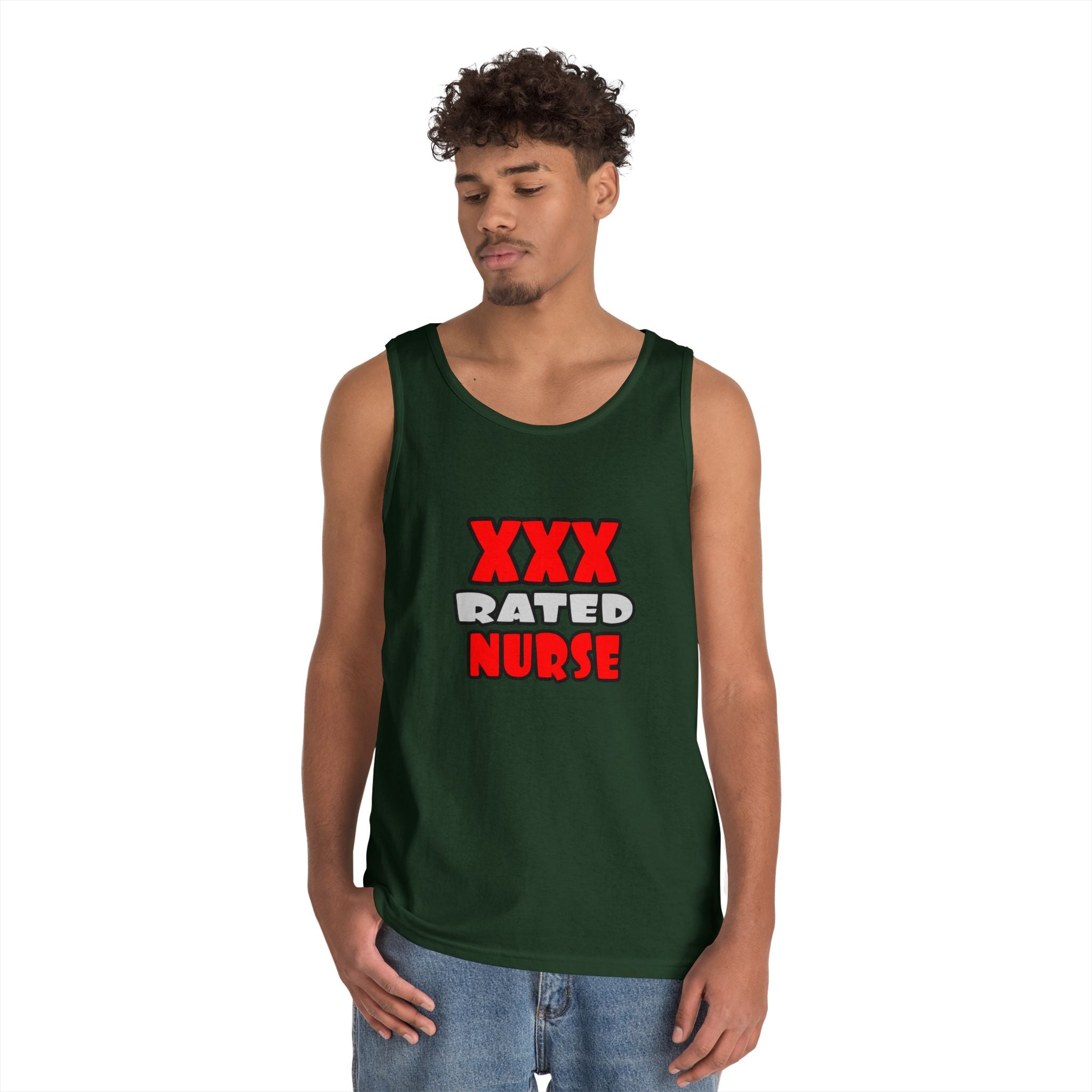 XXX Rated Nurse - Unisex Heavy Cotton Tank Top