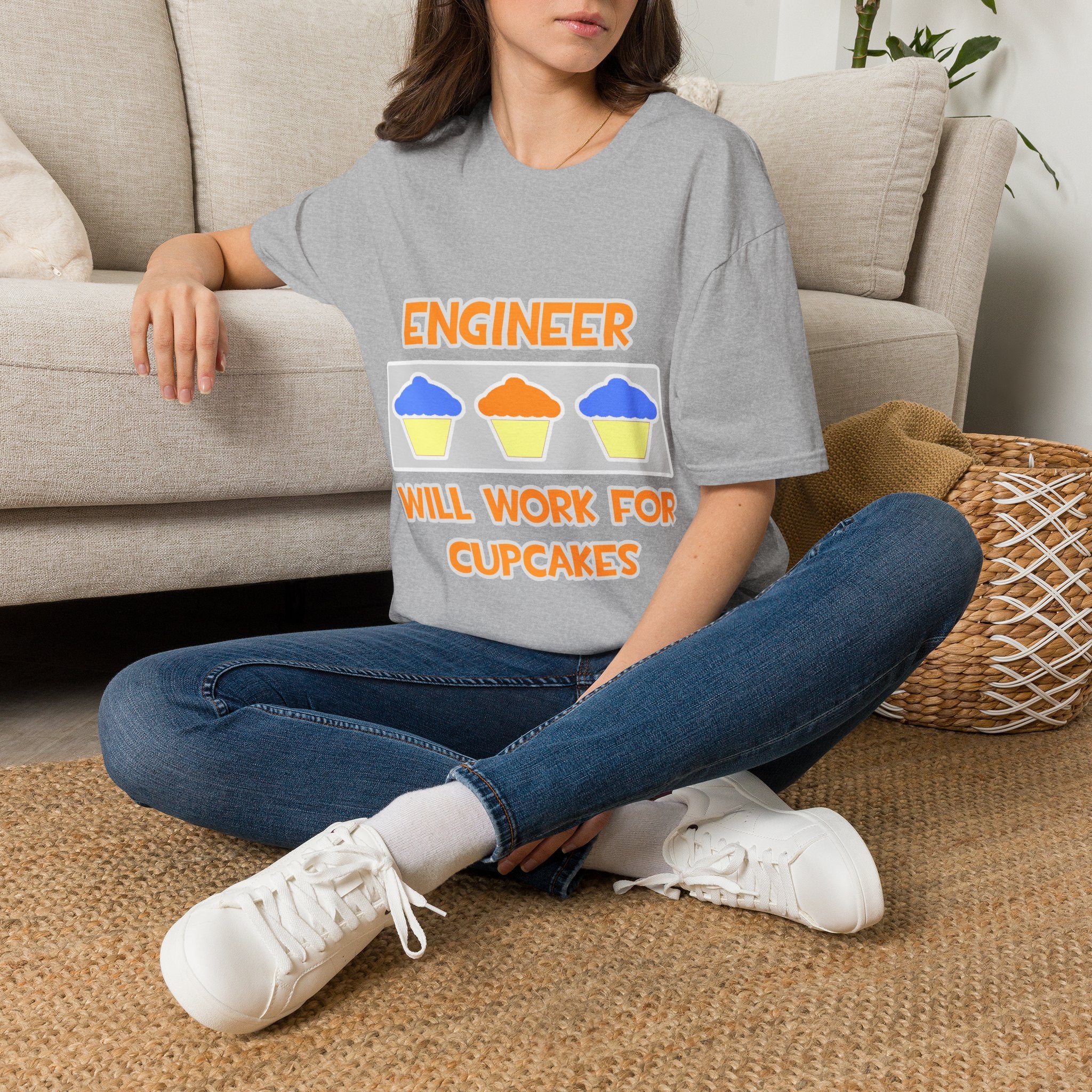 Engineer ... Will Work For Cupcakes - Unisex Softstyle T-Shirt