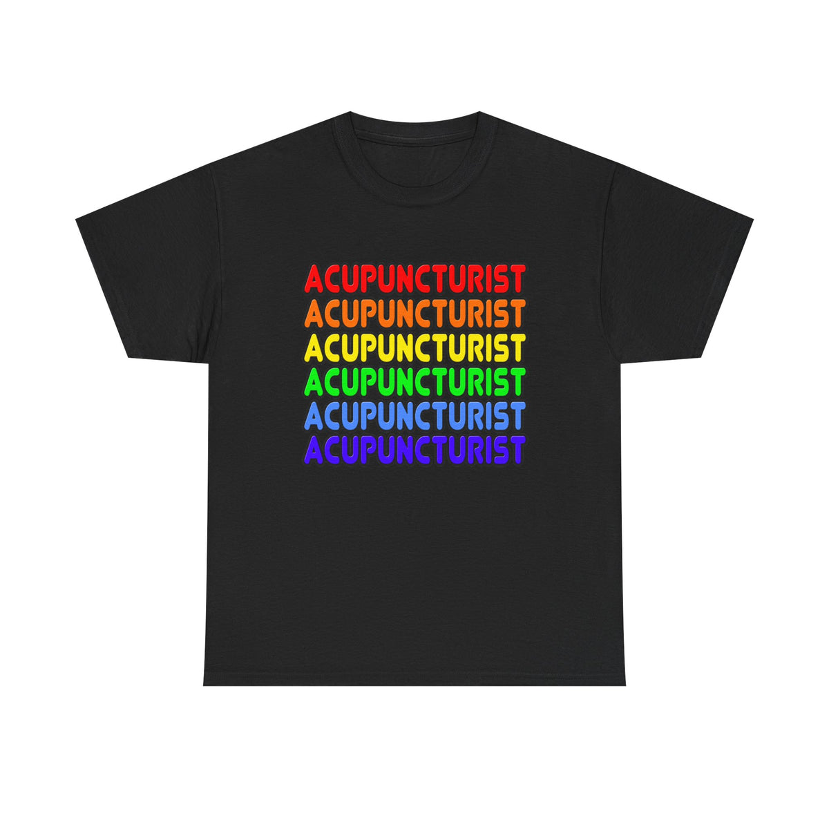 Rainbow Acupuncturist - Unisex Heavy Cotton Tee