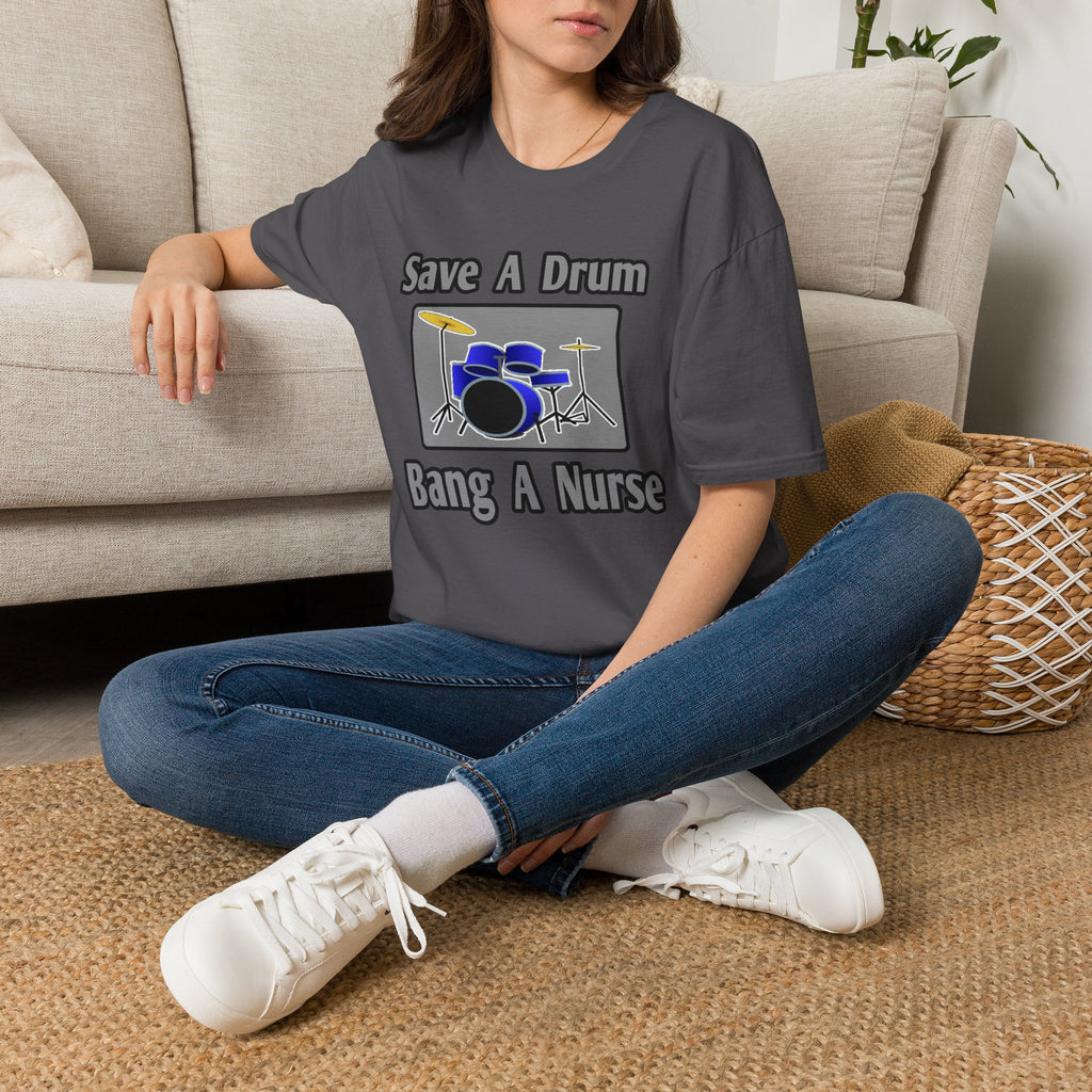 Save a Drum...Bang a Nurse - Unisex Softstyle T-Shirt