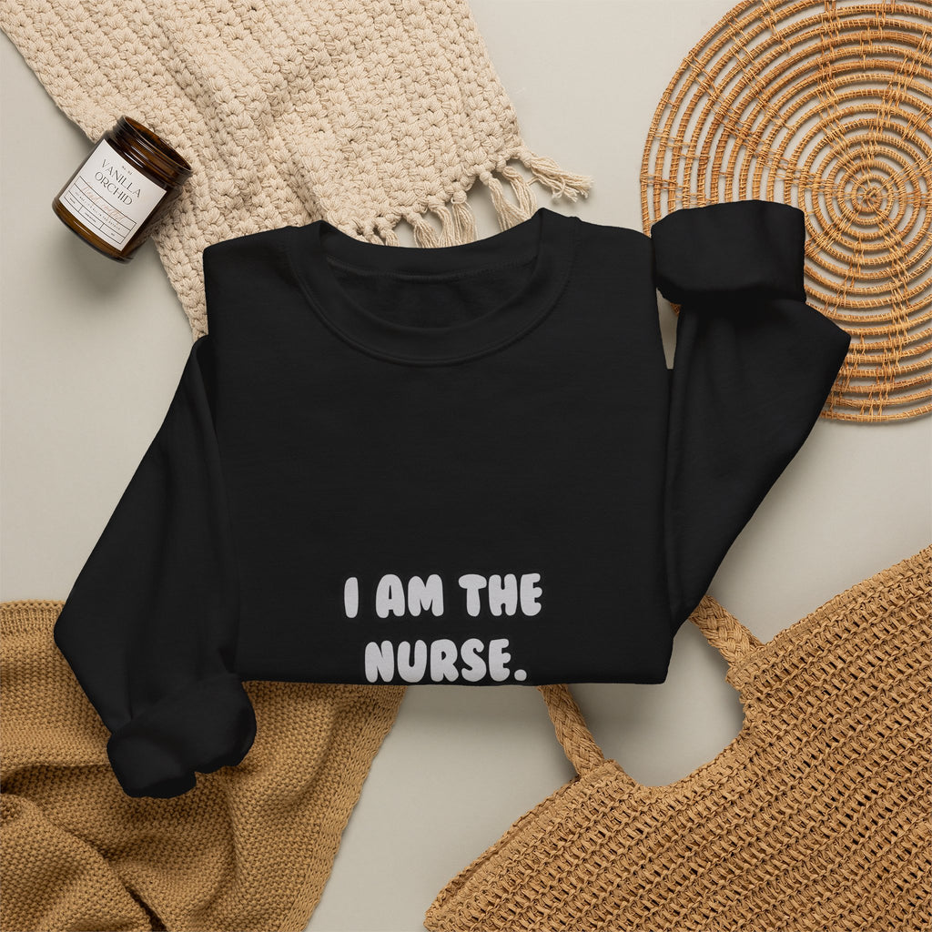 Deal With It ... Funny Nurse - Unisex Heavy Blend™ Crewneck Sweatshirt