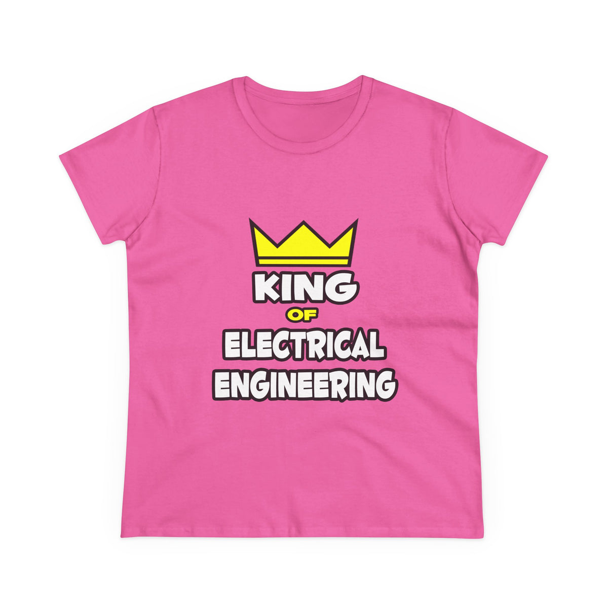 King of Electrical Engineering - Women's Midweight Cotton Tee