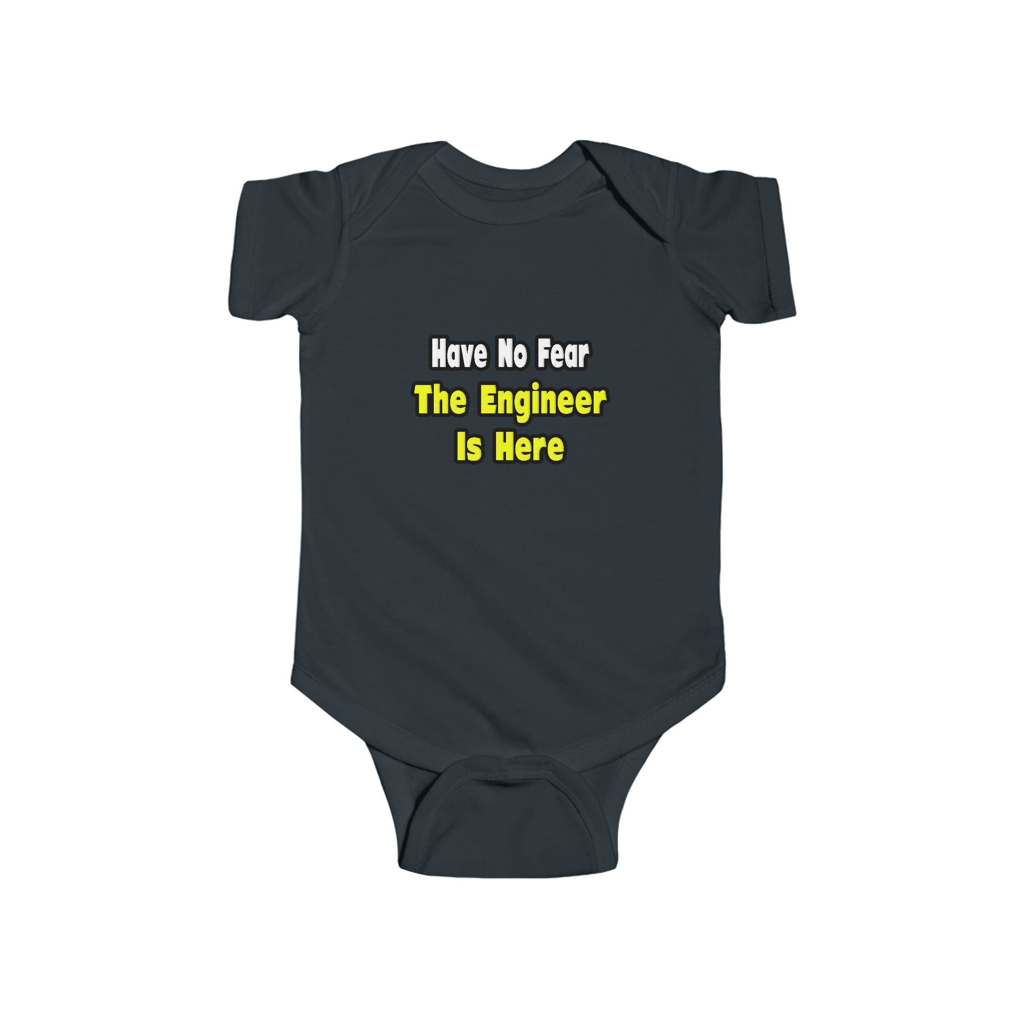 No Fear, The Engineer Is Here - Infant Fine Jersey Bodysuit