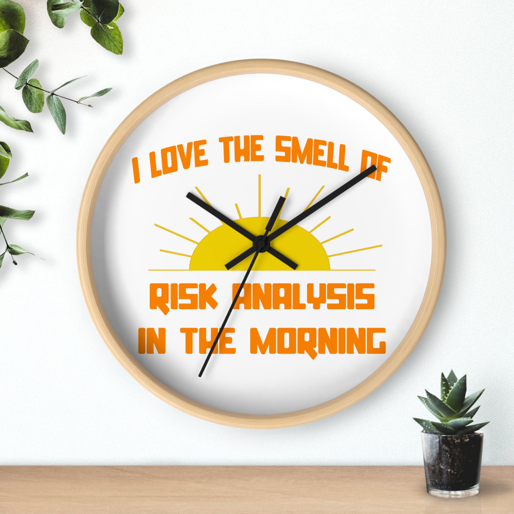Smell of Risk Analysis in the Morning - Wall Clock
