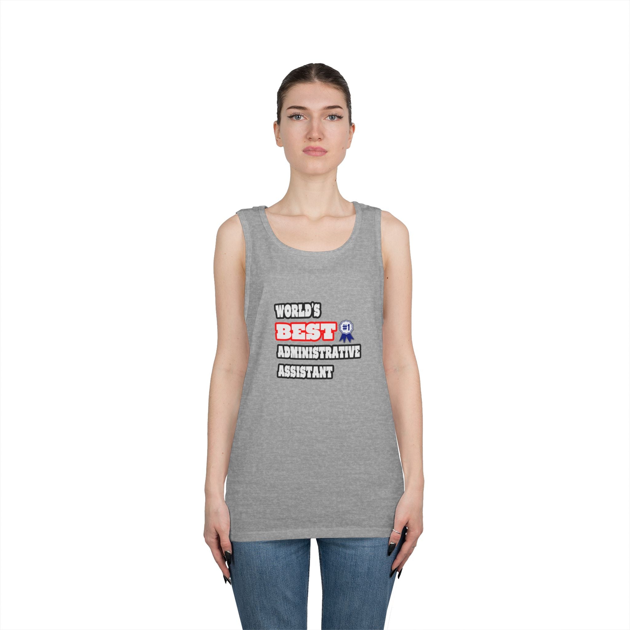 World's Best Administrative Assistant - Unisex Heavy Cotton Tank Top