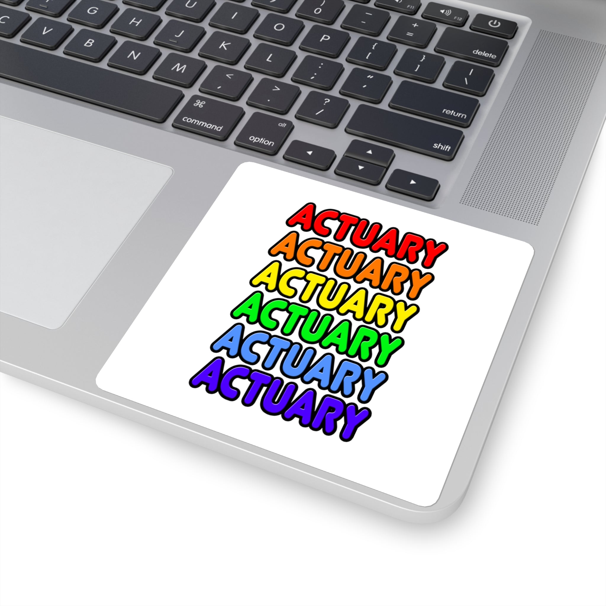 Rainbow Actuary - Square Stickers