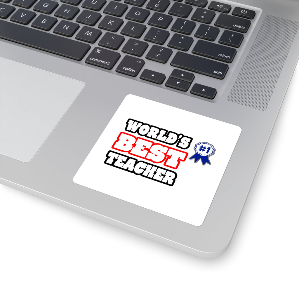 World's Best Teacher - Square Stickers