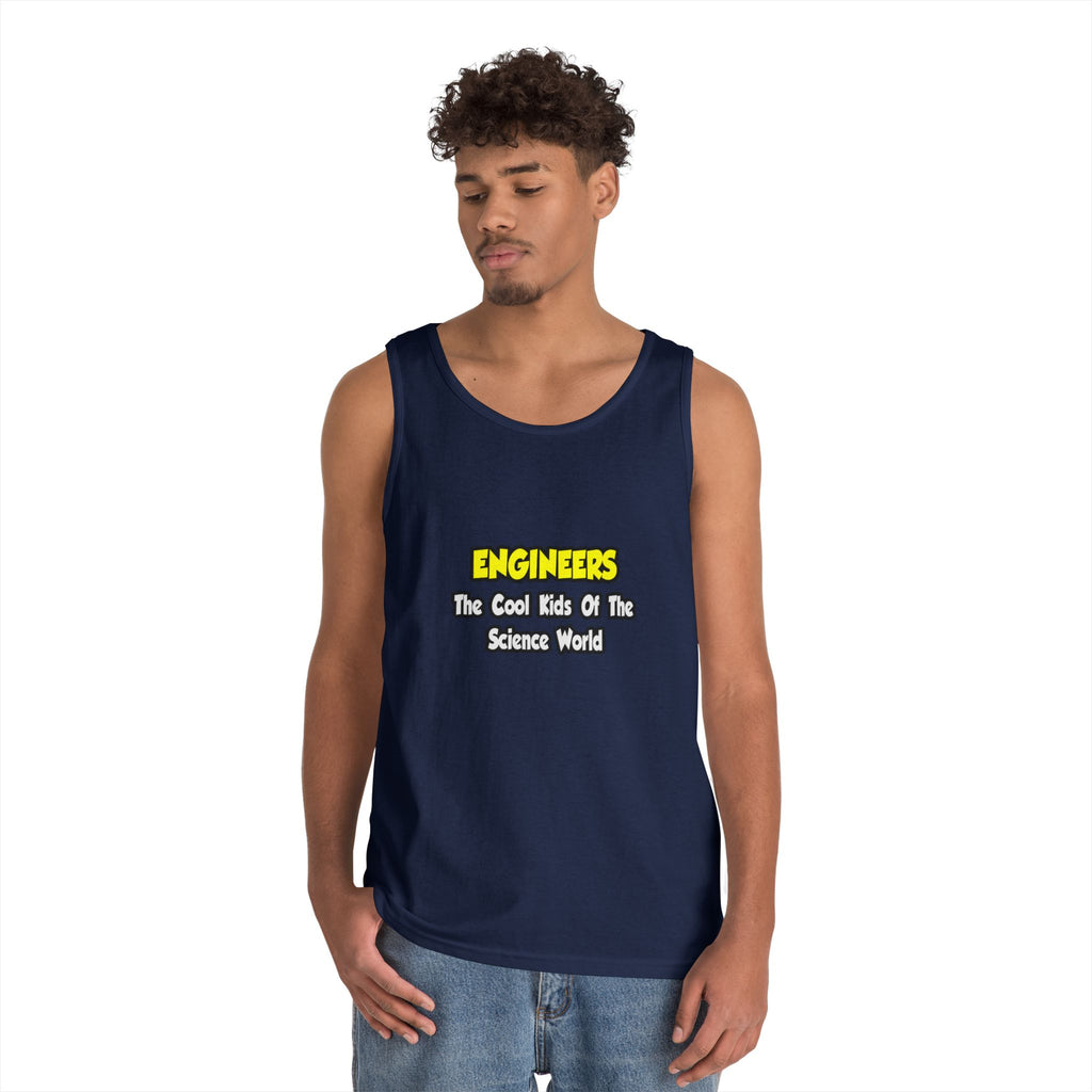 Engineers...Cool Kids of Science World - Unisex Heavy Cotton Tank Top
