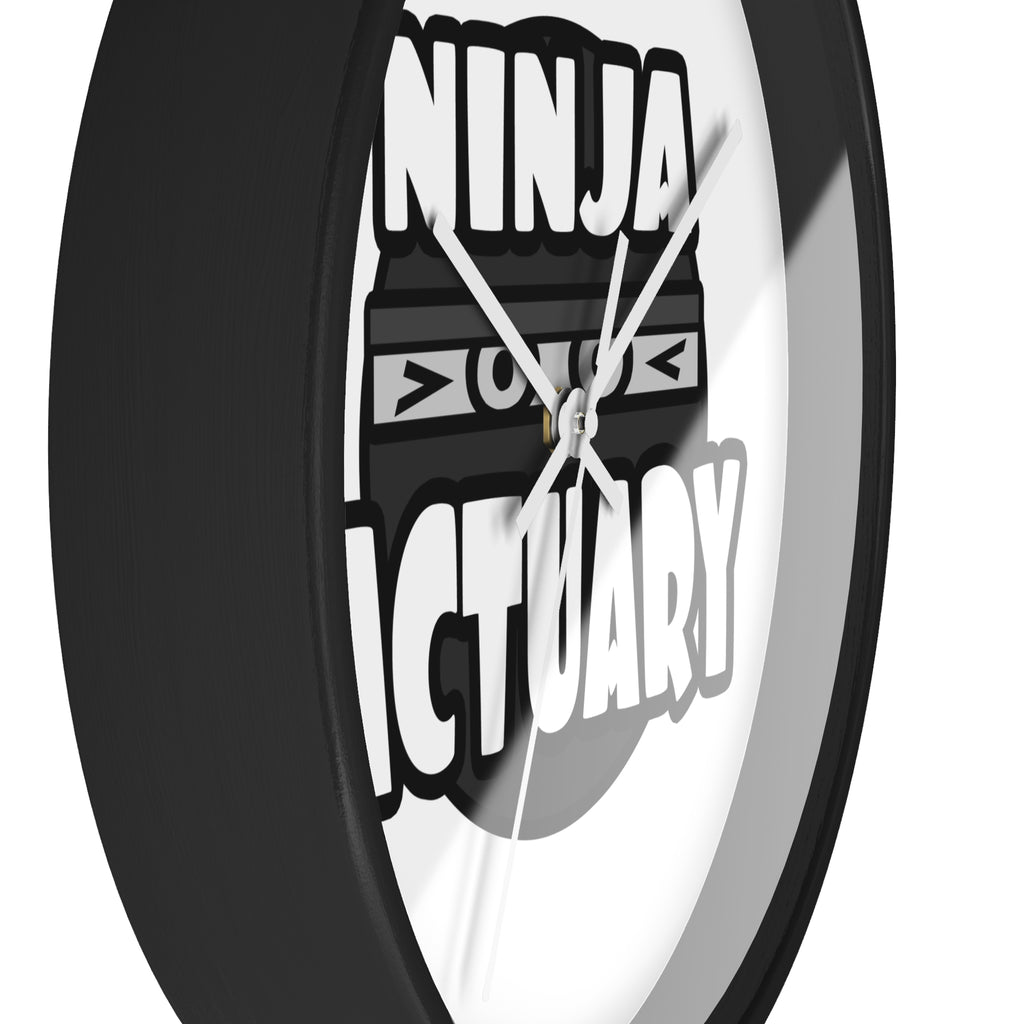 Ninja Actuary - Wall Clock