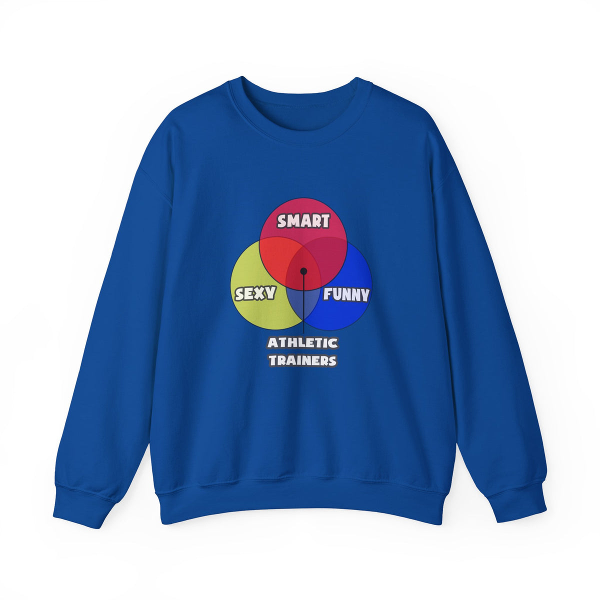Venn Diagram .. Athletic Trainers - Unisex Heavy Blend™ Crewneck Sweatshirt