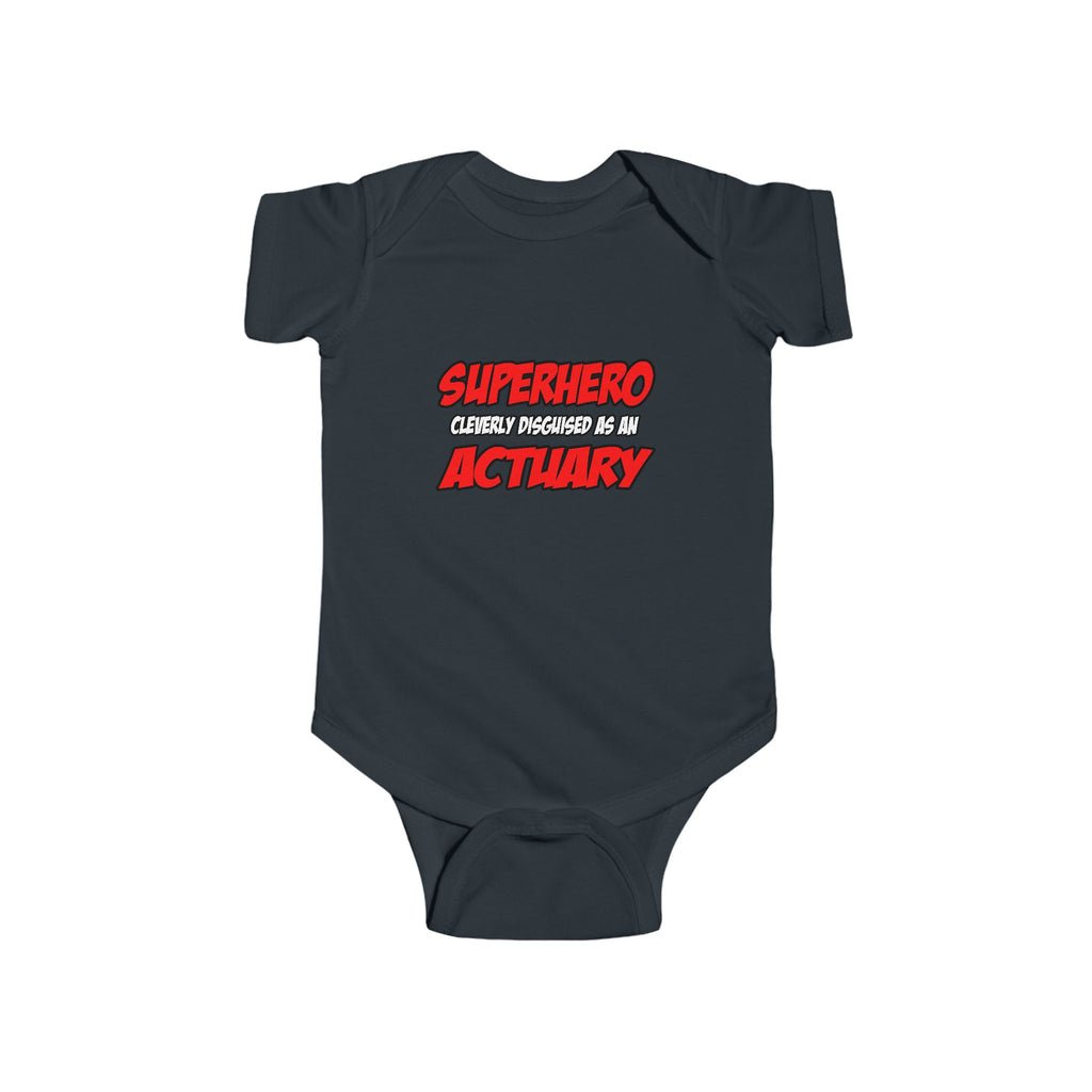 Superhero...Actuary - Infant Fine Jersey Bodysuit