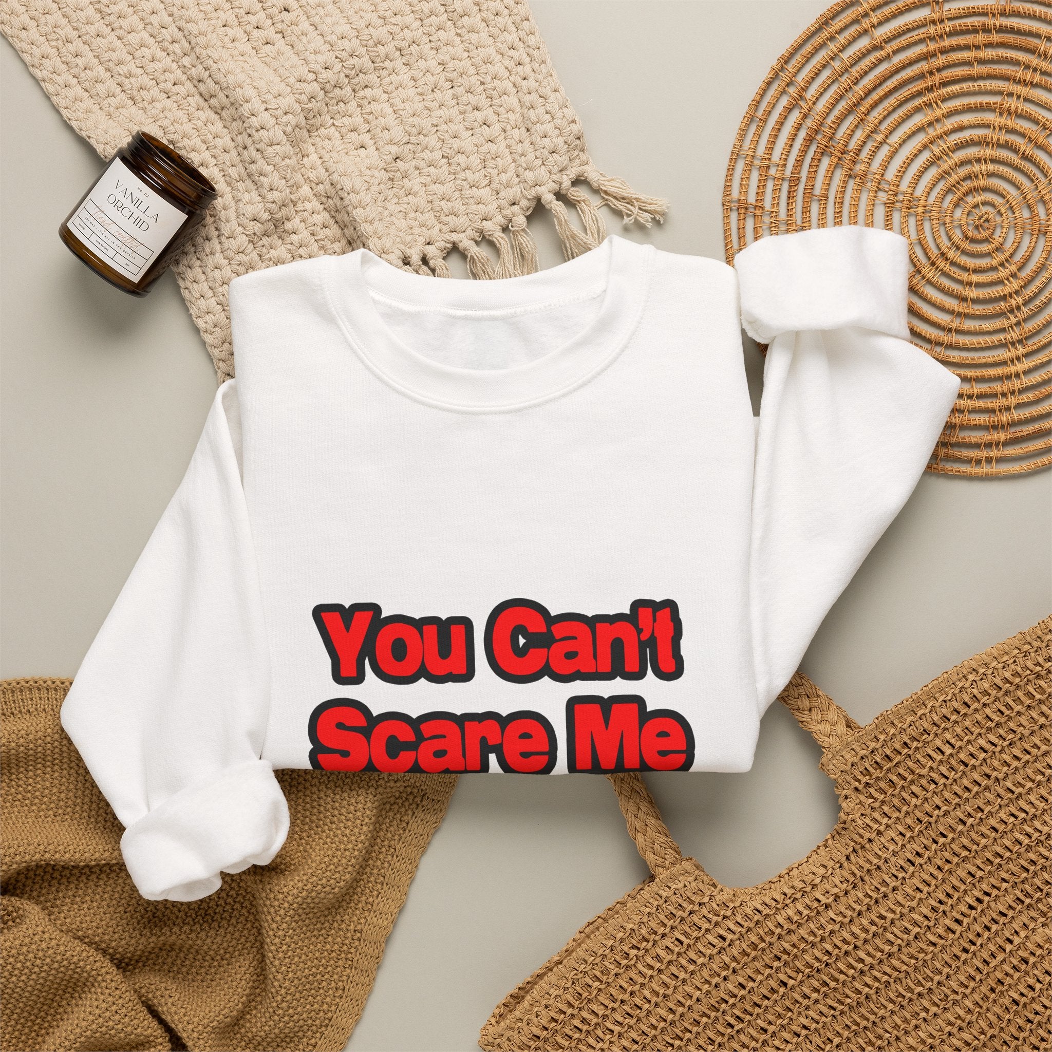 You Can't Scare Me...Teacher - Unisex Heavy Blend™ Crewneck Sweatshirt