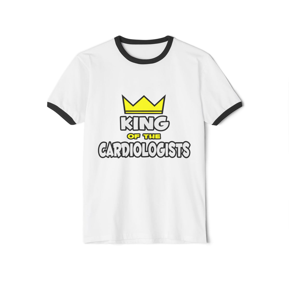 King of the Cardiologists - Unisex Cotton Ringer T-Shirt