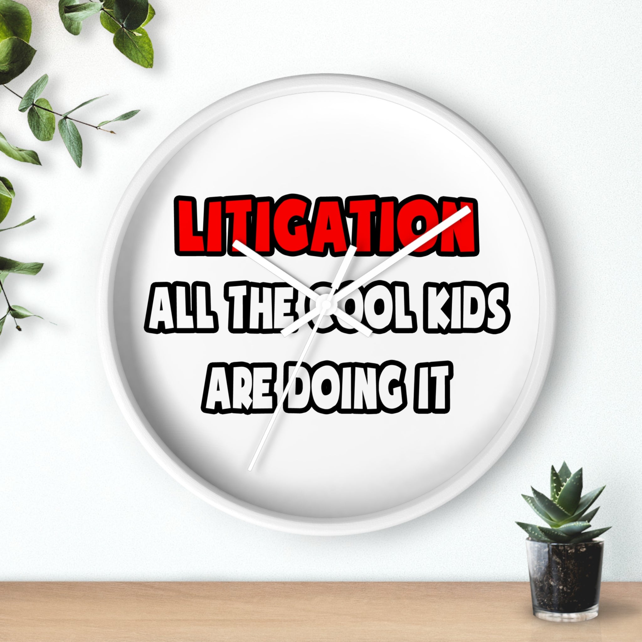Funny Attorney Shirts and Gifts - Wall Clock